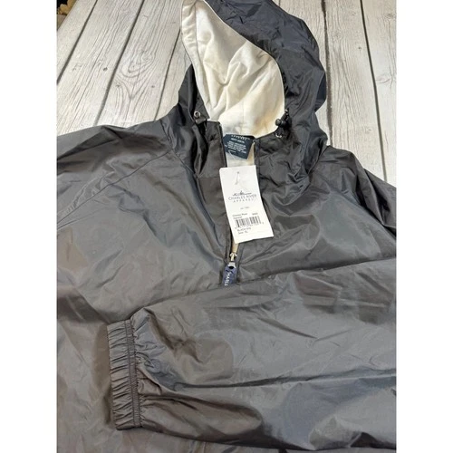 Charles River Apparel 9905 Mens XL Black Pack-N-Go Windbreaker Anorak Jacket NWT - product listing photo