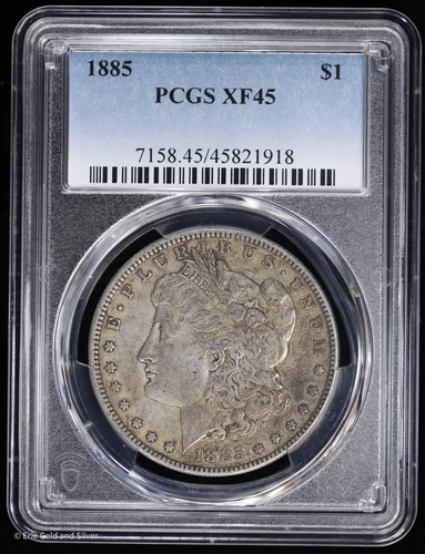 1885-P $1 Morgan Silver Dollar PCGS XF 45