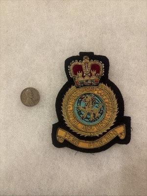Royal Air Force Transport Command Pin crest shield RAF