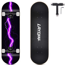 Skateboard Blitz 31x8 Zoll 8-lagig Ahorn symm...