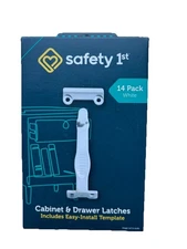Safety 1st 14 Pack Wide Grip Cabinet Locks & Drawer Latches Child Proof Baby NEW