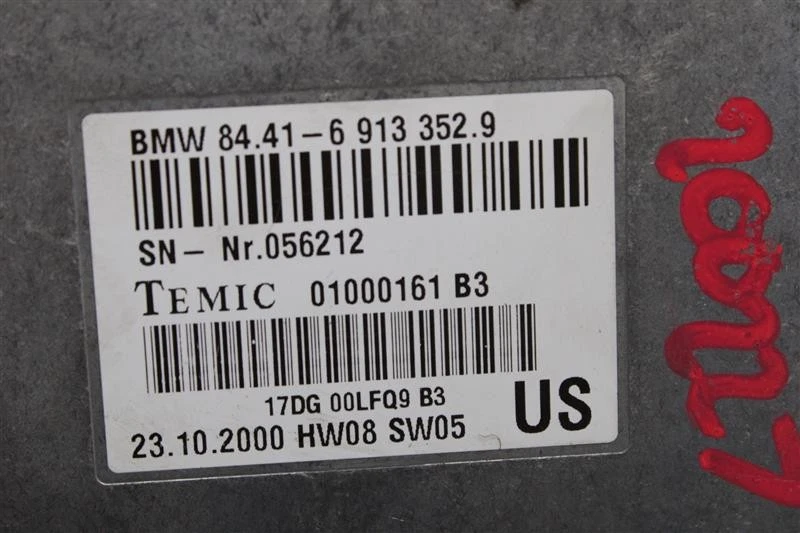 ORDENADOR ENTRADA VOZ BMW 528I M5 540I 2000 00 01 02 03 84416913352 1090207 Foto 3 de 4