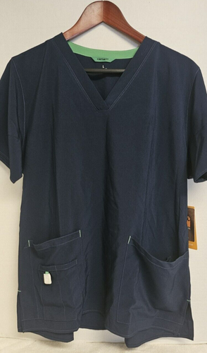 š„LARGEš„Carhartt Cross-Flex Women's Media Scrub Top - Picture 2 of 9