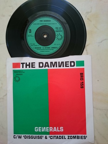 The Damned Generals 3track EP UK 1982 - Picture 2 of 2