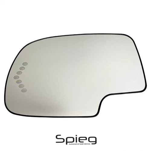 Driver Side Mirror Glass for 03-06 Tahoe Yukon Suburban Escalade w/Signal Heated