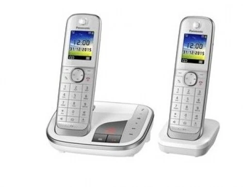 Panasonic KX-TGJ322 DECT-Telefon Weiu00df Anrufer-Identifikation - Plug-Type C (