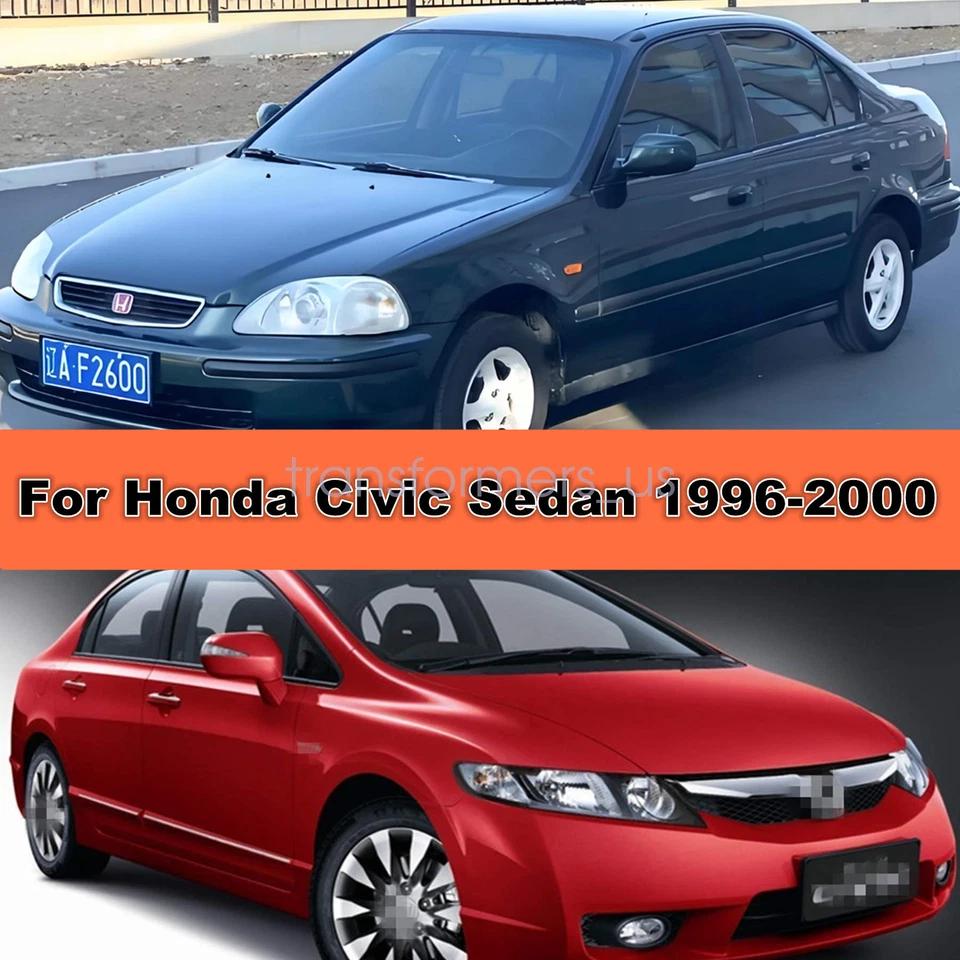 外门皮带 Weatherstrip 窗密封成型套装适用于本田思域轿车 96-00 — 第 2/4 张图片