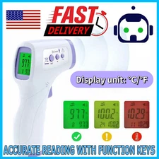 NON-CONTACT Thermometer Body Forehead Infrared Digital Thermometer Adult Baby