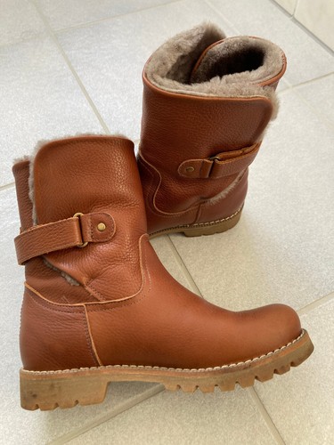 Panama Jack 36 Felia Igloo Stiefel Leder Lammfell neuwertig - Bild 3 von 7