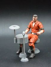 CUSTOM DRUM SET  1:18 scale diorama part ACCESSORY GI JOE MECH STAR WARS