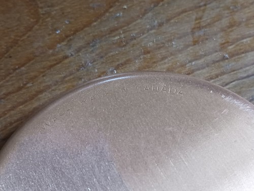 Vintage Montana Copper Souvenir Trinket Dish Tray Buffalo 3" Made in Canada - Picture 2 of 5