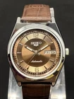 Vintage Seiko 5 Automatic 6309A Japan Men's Day / Date Wrist Watch