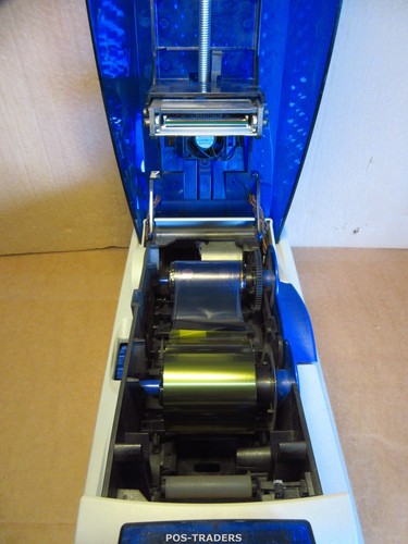 Datacard SP55 Plus SP55CH1NET SC347 Color ID Card Simplex Printer BAD PRINTS - Bild 5 von 10