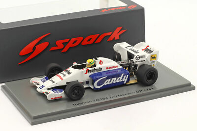 1 43 SPARK S2778 Toleman TG 184 Monaco GP 2nd 1984 #19 A