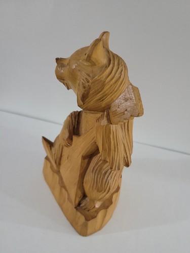 Bear Figurine Wooden Carved Soviet Russian USSR Folk Art VTG - Picture 8 of 13