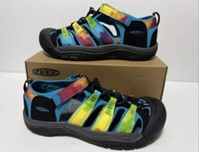 NEW Keen Child Newport H2 Rainbow Tie Dye Sandals Shoes Big Kid Size US 1