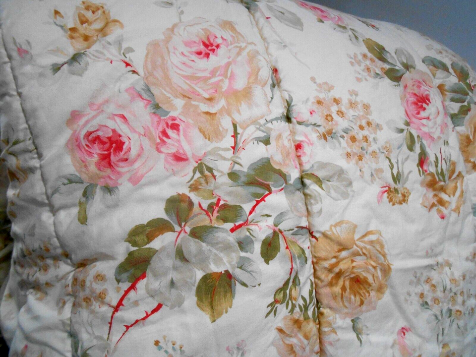 Preowned RALPH LAUREN Woodstock Garden Floral Rose Cottage Core Queen