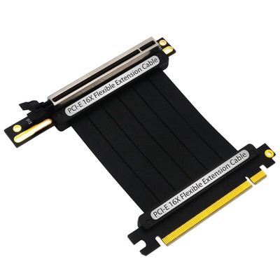 PCIe x16 PCI for Express Riser Extender Cable Flexible High Speed 90 Degree