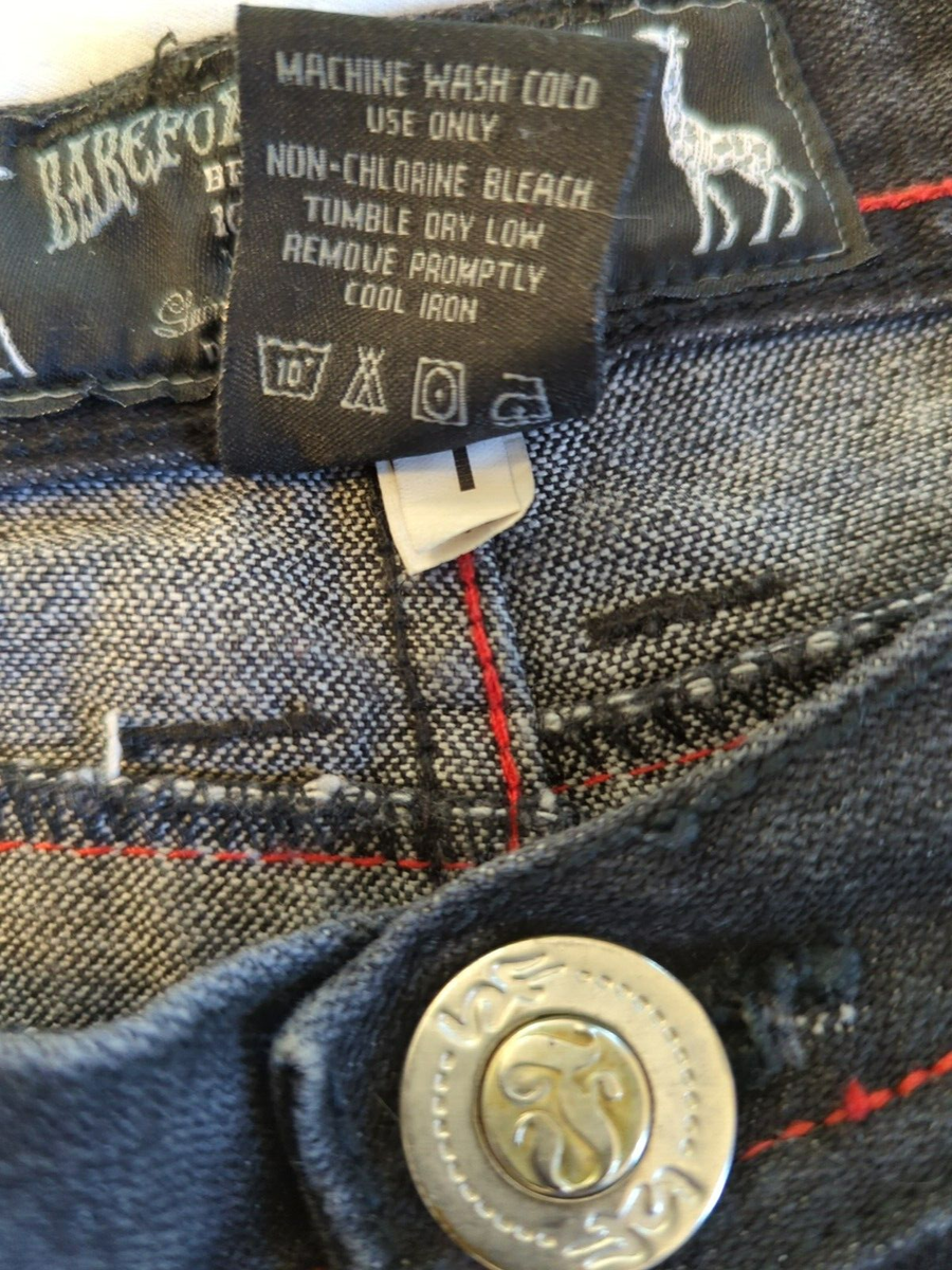 Vintage 90's / Y2K BAREFOX Jeans 40x31 Black Baggy Hip Hop Vintage 90's / Y2K BAREFOX Jeans 40x31 Black Baggy Hip Hop