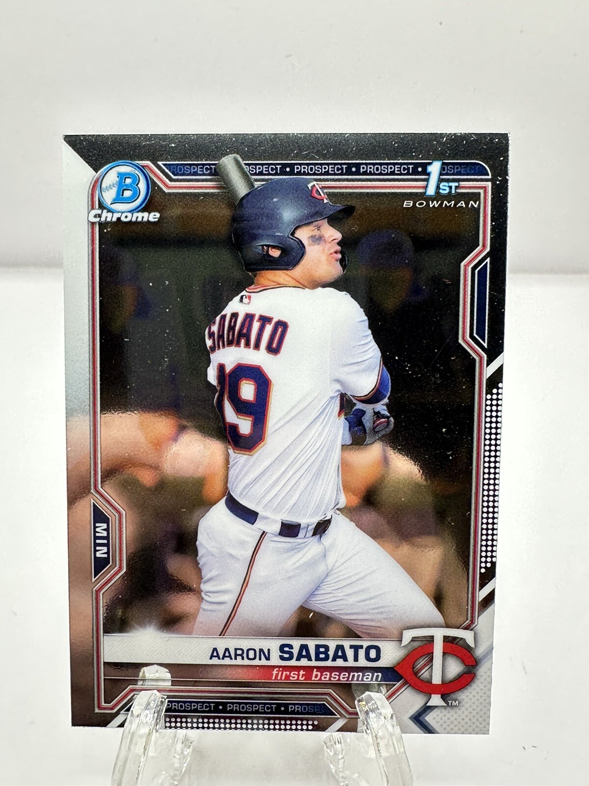 2021 Bowman Baseball AARON SABATO Bowman 1st Chrome Prospect #BCP-125