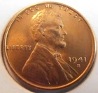 1941 S BU Lincoln Cent, Better Grade (41SBGA)