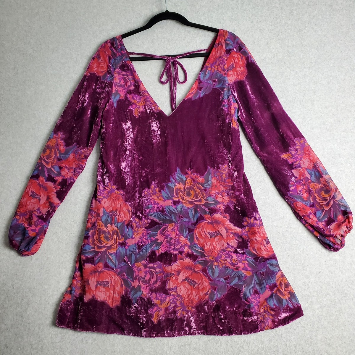 knee length dresses for ladies More Is More Mini Dress by free-est at Free People in Purple, Size: M main image 0