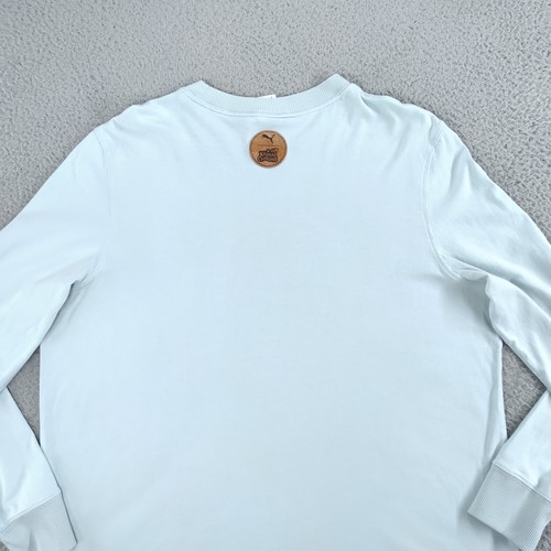 PUMA Shirt Men Large Blue Animal Crossing New Horizons Long Isabelle Tee T-Shirt - Picture 4 of 21