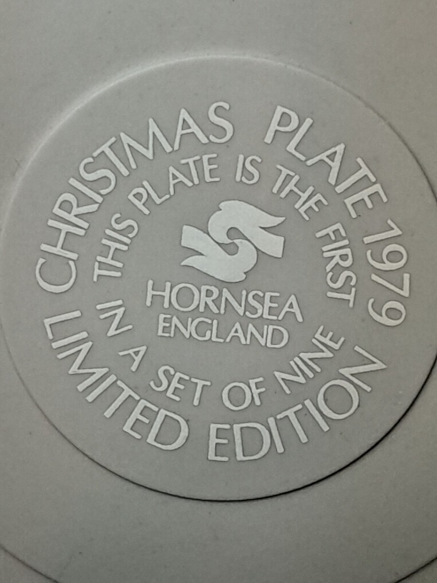 Your Choice of Plates Hornsea CHRISTMAS LETTERS Plate Multibuy