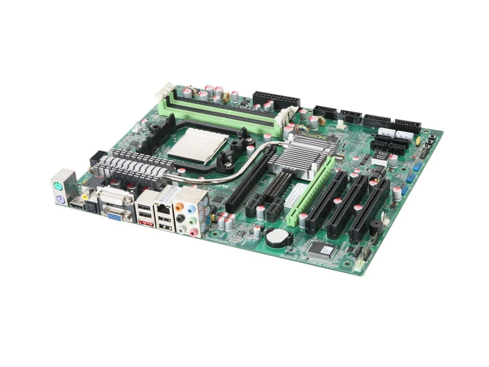 XFX nForce 750a AM2+/AM2 NVIDIA HDMI ATX AMD Motherboard MD-A72P-7509 - Image 2 of 4