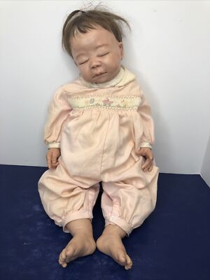 23  Artist Dora Rich Arnold Cernit Reborn  Baby Doll Weighted Limbs Sleeping #O