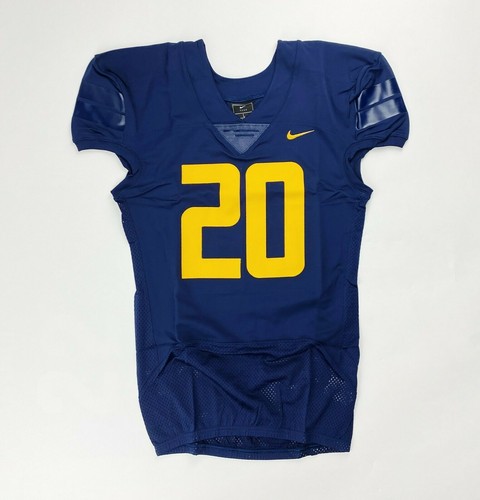 Nike Vapor Pro Football Jersey Men's Large Navy Blue Yellow AO4794-419 $175 - Picture 1 of 2