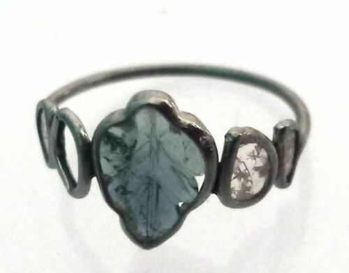 Natürlich Turmalin Edelsteine & Polki Diamant,925 Sterling Silber Ring,Gift Für - Bild 1 von 8