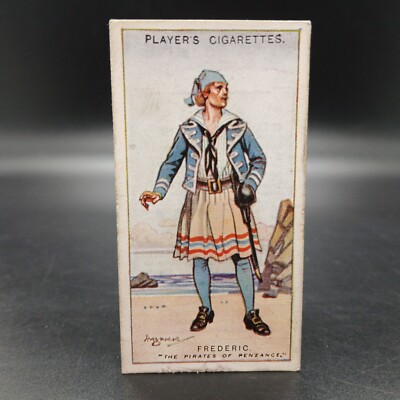 1920's Player Gilbert & Sullivan FREDERIC Antique Tobacco Cigarette Card