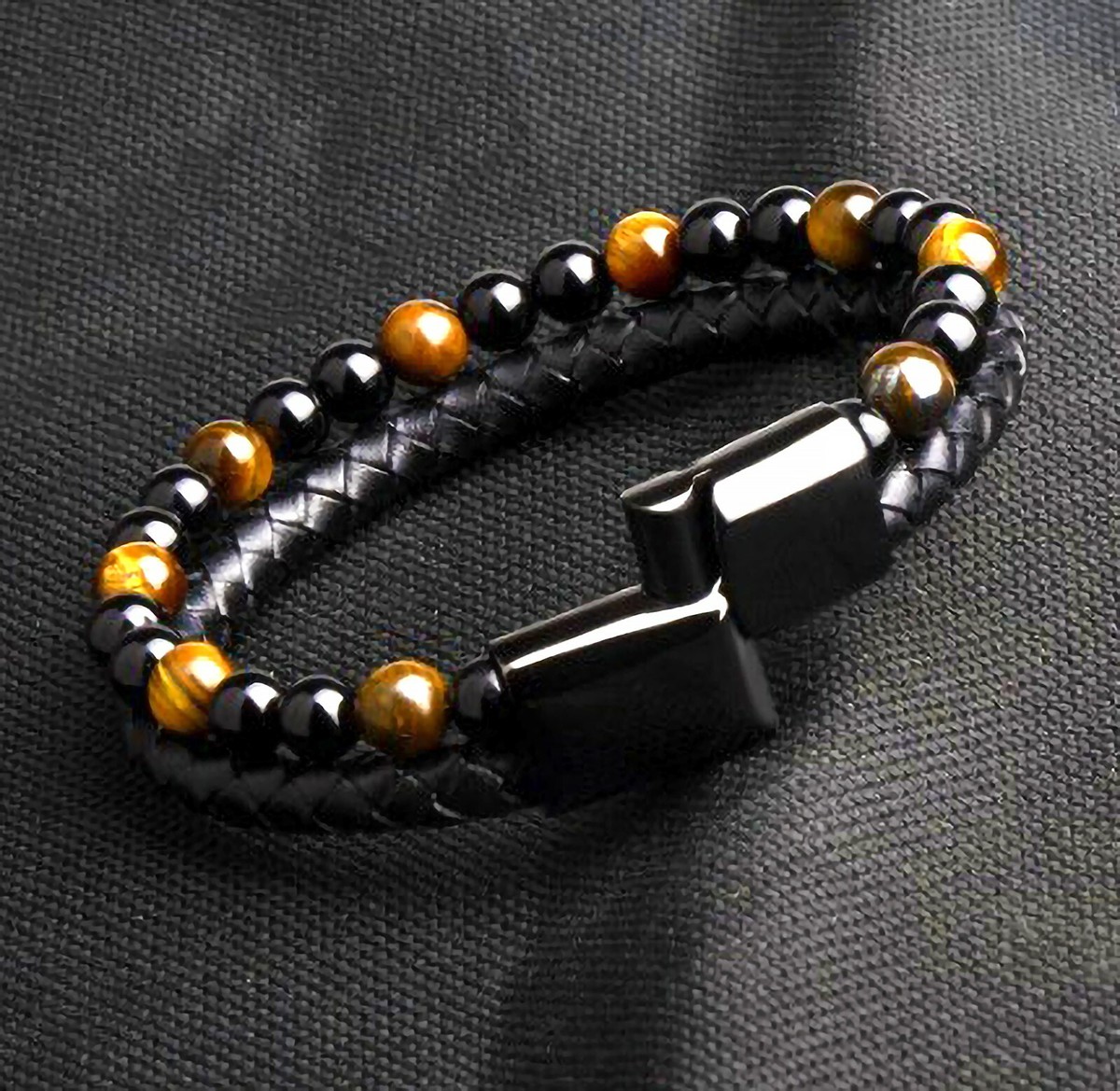 Bracciale Uomo Pietre Naturali - Laboratorio Miccini