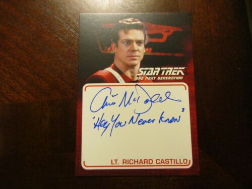 Star Trek The Next Generation Archives & Inscriptions CHRIS MCDONALD Autograph - Picture 1 of 1