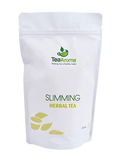 Tea Aroma, Slimming Herbal tea, 100 gm Infused with 18 Organic Herbs Free Ship - 第 1/3 張圖片