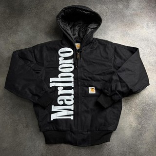 Chaqueta negra para hombre Marlboro