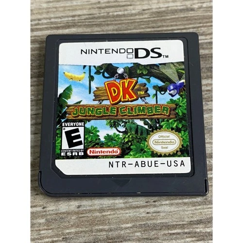 Nintendo DS DK Jungle Climber Game Cartridge NTR-ABUE-USA Authentic Donkey Kong