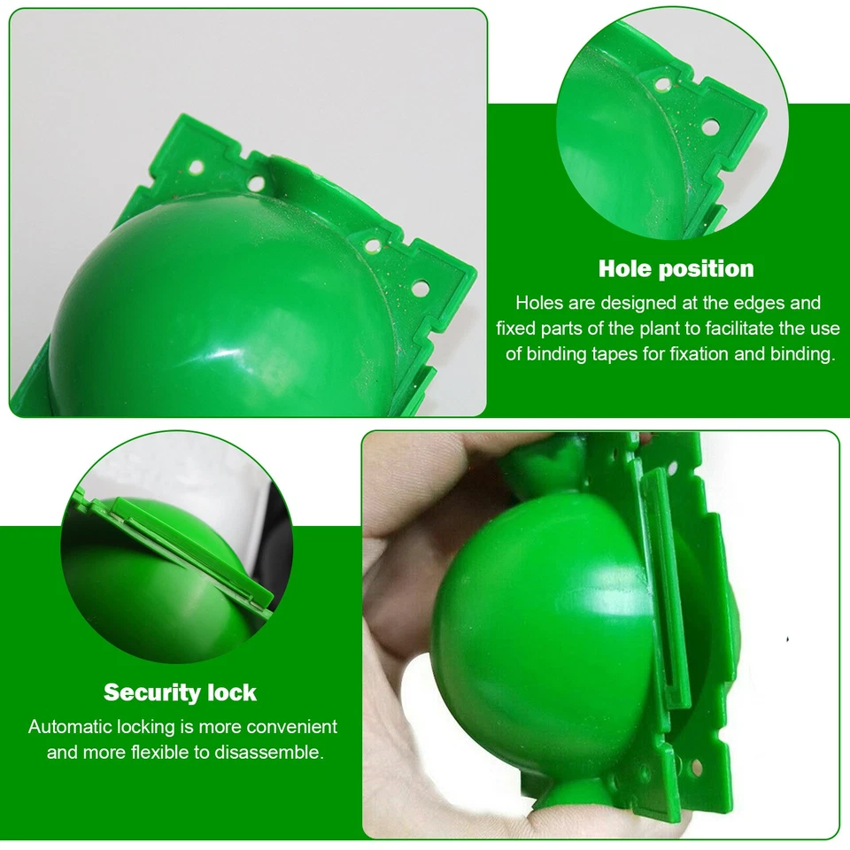 1-50 PIEZAS Bola de enraizamiento de plantas Injerto enraizamiento Caja de cultivo Estuche de cría para jardín Foto 3 de 4