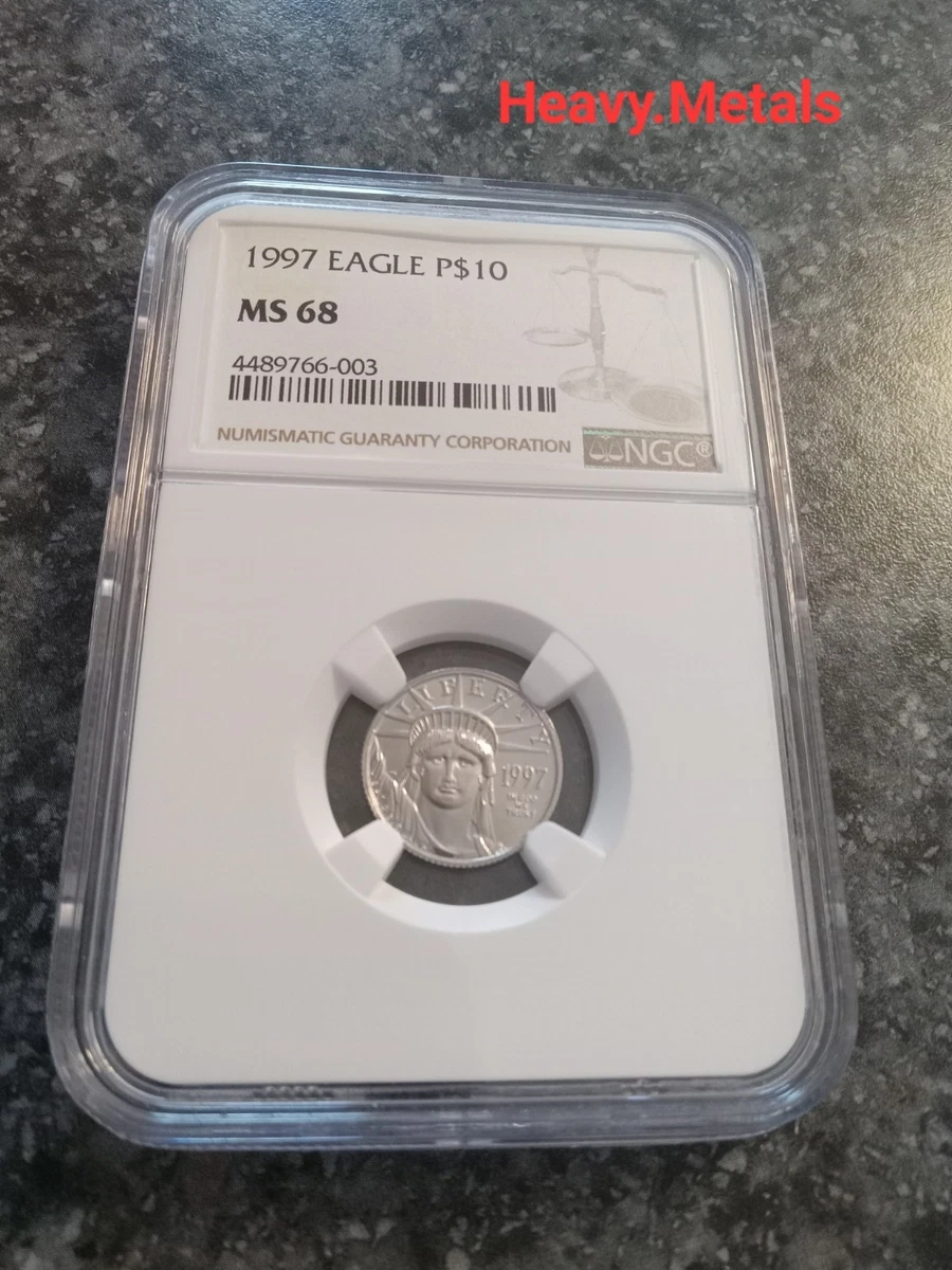 1/10 oz Precious Metal Content per Unit 1997 Platinum Bullion