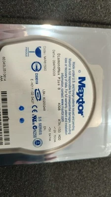 lotto 2 pz hdd maxtor 40 gb IDE 3,5" nuovi, smontati da pc desktop invenduti - Imagen 1 de 4