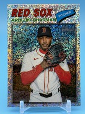 Aroldis Chapman 2026 Topps Heritage SP Chrome Sparkle Red Sox #359