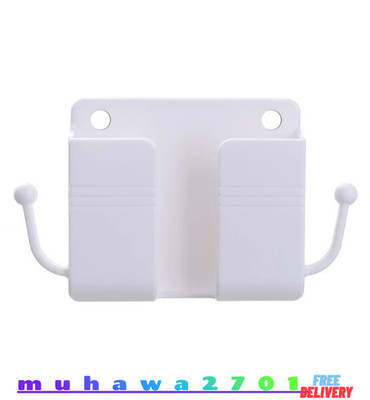1PCS Adhesive with Hook Wall Mount Phone Holder Storage Box for PhoneRemote Cont