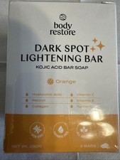 Body restore DARK SPOT LIGHTENING 2 BAR Pack Kojic Acid Orange