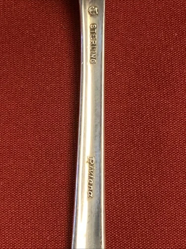 6 Sterling Silver Spoons.  Pattern Is Riviera By International