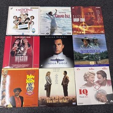 Laserdiscs Lot of 9 Movies see photos for titles LD