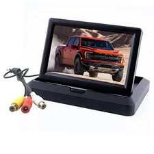 5 inch Foldable TFT LCD Backup Camera Monitor only Rear View Reverse Display 