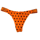 NWT VICTORIA'S SECRET PINK Thong Pantie Sz S-M-L-XXL Orange Halloween
