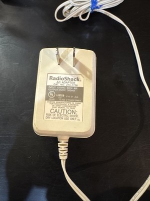 Genuine RadioShack 6v 300mA 273-1758 Power Adaptor Tested And Working