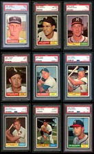 1961 Topps Baseball Complete Set - Premier 7 - NM 7197611